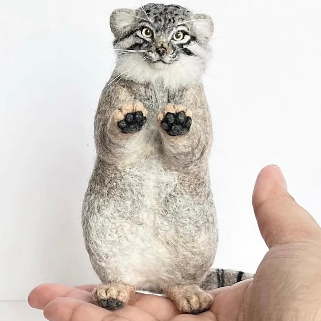 Custom Needle Felted Exotic Pet Miniature - Realistic Bunny, Hamster & Bird Small Animal Sculpture