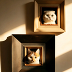3D Custom Needle Felted Pet Portrait - Framed Dog or Cat Head Memorial Art