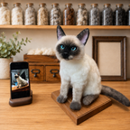 Life-Size 1:1 Custom Needle Felted Pet Replica - Realistic Full-Body Dog or Cat Masterpiece