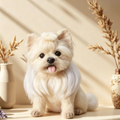 Life-Size 1:1 Custom Needle Felted Pet Replica - Realistic Full-Body Dog or Cat Masterpiece